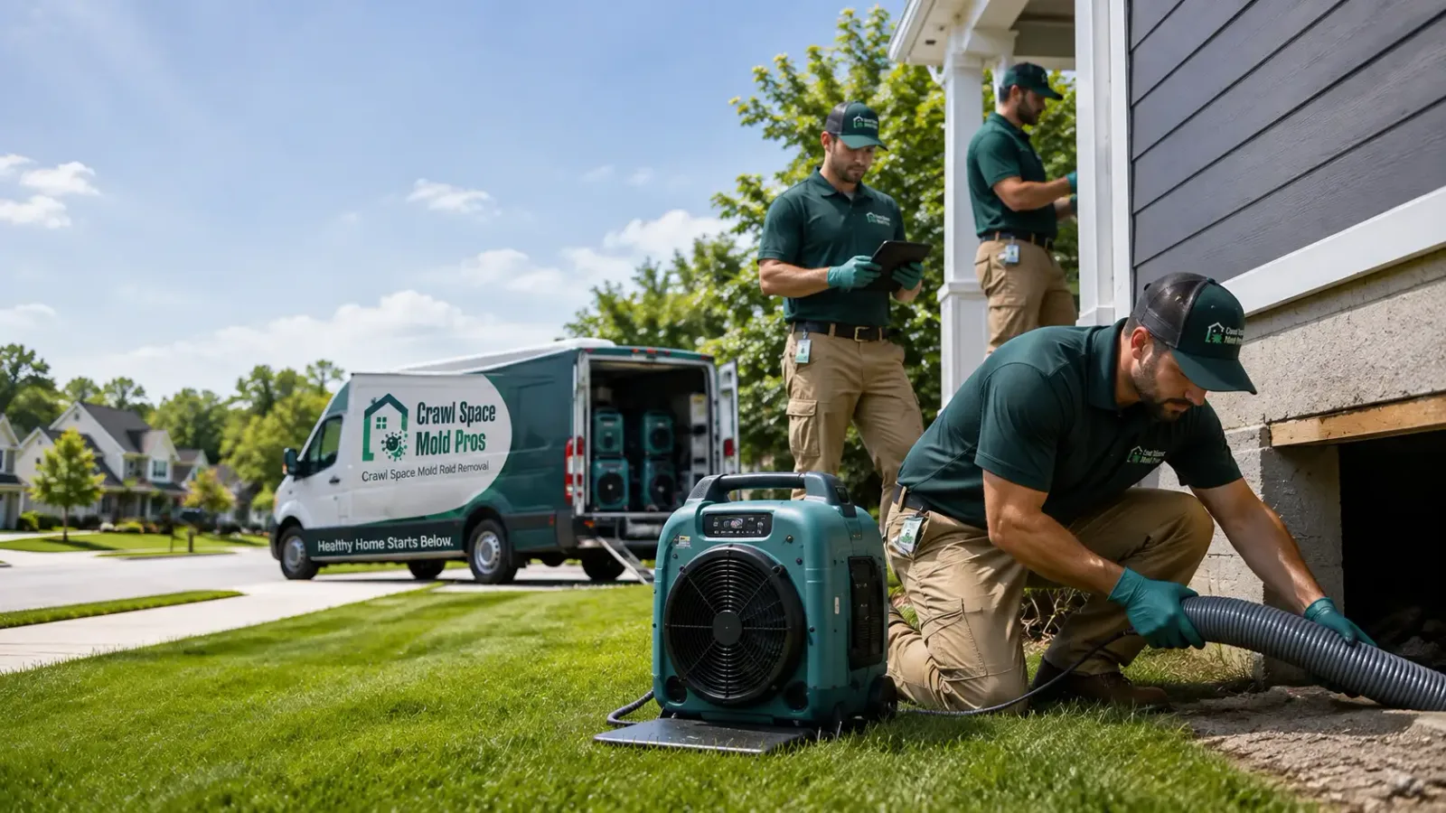 Crawl Space Mold Removal in Tipton, PA